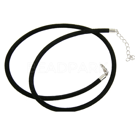 Velvet Cord Necklace Cord X-NFS058-2-1