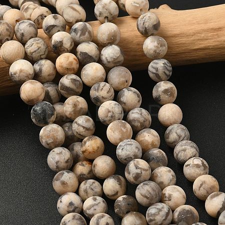 Natural Feldspar Bead Strands G-P295-06-8mm-1