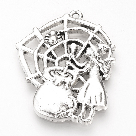 Tibetan Style Alloy Pendants TIBE-S311-15AS-LF-1
