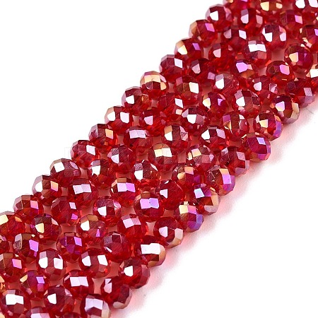 Electroplate Glass Beads Strands LS-EGLA-A044-T3mm-B01-1