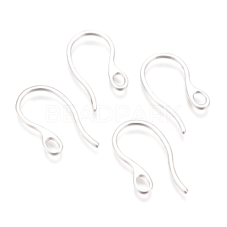 304 Stainless Steel Earring Hooks X-STAS-O110-19S-1