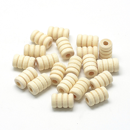 Unfinished Wood Beads LS-X-WOOD-T007-02-1