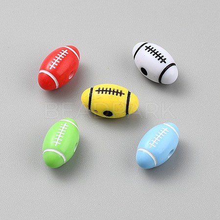 Opaque Acrylic Beads SACR-TAC0010-001-1