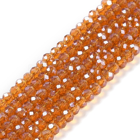 Electroplate Glass Beads Strands LS-EGLA-A034-T2mm-A19-1