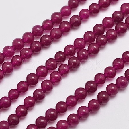 Natural & Dyed Malaysia Jade Bead Strands X-G-A146-4mm-A15-1