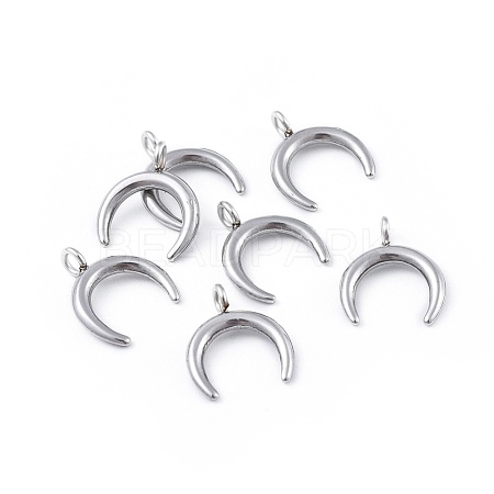 Non-Tarnish 304 Stainless Steel Pendants STAS-L218-16P-1