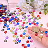 240Pcs 8 Colors Acrylic Rhinestone Cabochons GACR-CY0001-01-3