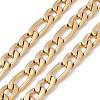 304 Stainless Steel Figaro Chains CHS-G022-01G-1