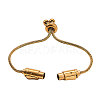 PVD Vacuum Plating 304 Stainless Steel Slider Bracelet/Bolo Bracelet Making MAK-CJ0001-02-1