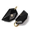 Natural Obsidian Pendants GG-CBA51ED-04G-05-3