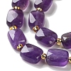 Natural Amethyst Beads Strands G-H061-A13-01-4
