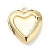 Brass Locket Pendant Cabochon Settings KK-L268-021G-01-1