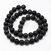 Natural Serpentine/Green Lace Stone Beads Strands X-G-D676-8mm-2