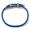 Leather Braided Cord Bracelets BJEW-G675-06G-12-1