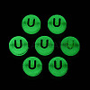 Luminous Frosted Acrylic Beads FACR-T008-02U-3