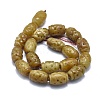 Natural Xiuyan Jade Beads Strands G-O179-E02-2