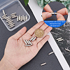 32Sets Brass Magnetic Screw Clasps KK-SC0001-98-3