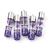 Transparent Glass Bottle Pendants GLAA-T001-05C-1