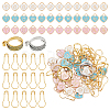 Heart with Twelve Constellation DIY Locking Stitch Marker Sets DIY-ME0001-02-1