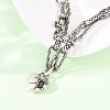 Women's 304 Stainless Steel Necklaces NJEW-C115-12AS-3