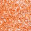 Transparent Spray Painted Glass Seed Beads SEED-L011-10A-08-3