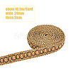 Polyester Braided Lace Trim OCOR-WH0079-71B-2