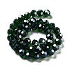Electroplate Transparent Glass Beads Strands EGLA-A035-T10mm-A10-2