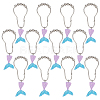 12Pcs Iron Shower Curtain Rings for Bathroom HJEW-OC0001-20-4