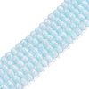 Glass Imitation Cat Eye Beads Strands GLAA-N075-01A-03-1