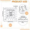 6Pcs PVC Sewing Rulers DIY-NB0012-38D-2