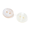 2-Hole Shell Flat Round Buttons X-BUTT-P012-11-3