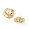 ABS Imitation Pearls Beads Pendants STAS-P380-70G-2