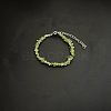 Natural Peridot Chip Beaded Bracelets for Women IW6789-8-1