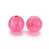 Transparent Crackle Acrylic Beads MACR-S373-66B-N09-2