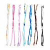 14Pcs 7 Colors Segment Dyed Nylon Braided Cord Bracelet Makings AJEW-TAC00014-1