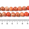 Dyed Natural Regalite/Imperial Jasper/Sea Sediment Jasper Beads Strands G-B124-C01-18-3