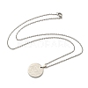 Non-Tarnish Constellation Pendant Necklaces NJEW-S422-04P-07-3