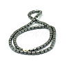 Non-Magnetic Synthetic Hematite Beaded Necklaces NJEW-E086-03-1