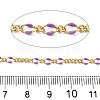 Brass Enamel Figaro Chains CHC-L053-09G-08-3