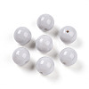 Opaque Solid Color Glass Beads X1-GLAA-N007-10mm-A08-1
