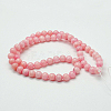 Natural Mashan Jade Round Beads Strands G-D263-12mm-XS02-2