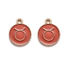 Alloy Enamel Pendants ENAM-S124-01B-12C-1