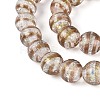Handmade Foil Glass Beads Strands FOIL-N033-05H-3