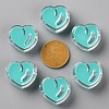 Transparent Enamel Acrylic Beads TACR-S155-004G-3