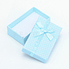 Cardboard Necklace Boxes with Bowknot and Sponge Inside X-CBOX-R012-2-2