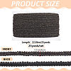 Polyester Braided Lace Trim OCOR-WH0110-14C-2