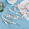 Wood Beaded Garlands AJEW-WH0042-96-5