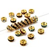 Grade A Rhinestone Spacer Beads X-RSB034NFG-1