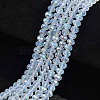 Electroplate Glass Beads Strands EGLA-A034-J2mm-L07-1