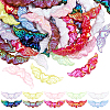 50pcs UV Plating Opaque Acrylic Beads MACR-SP0001-13-1